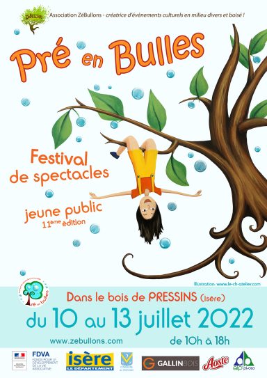 Affiche Festival Pré en Bulles 2022