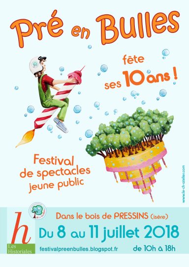 Affiche Festival Pré en Bulles 2018