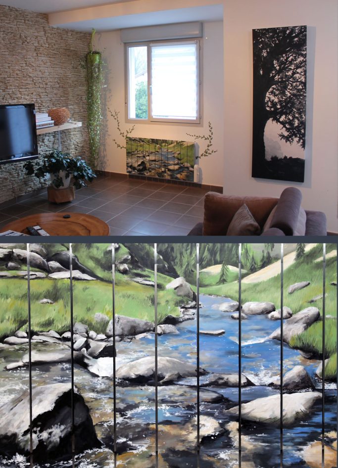 Peinture sur radiateur! Vizille (38)